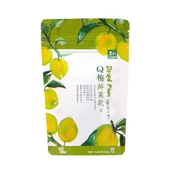 里仁Q梅鮮果乾-綠茶口味