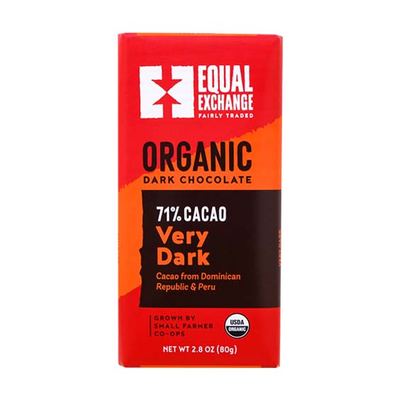 Equal Exchange有機黑巧克力71%