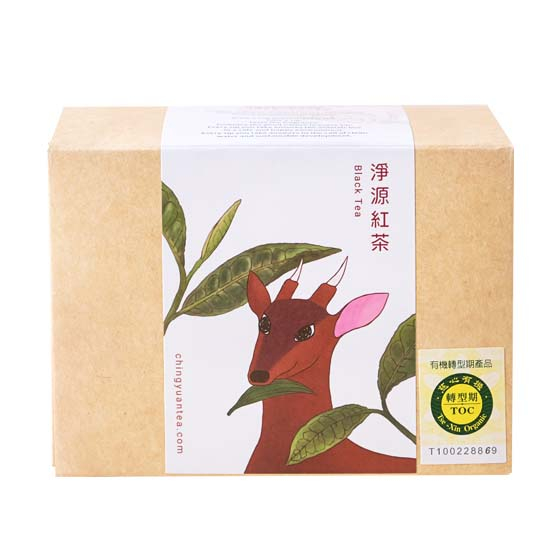 淨源有機轉型期紅茶平面茶包(20入/盒裝)