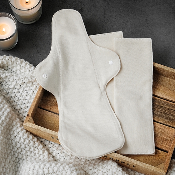 [網購專賣] 和諧生活有機棉布衛生棉(1+2)夜用組